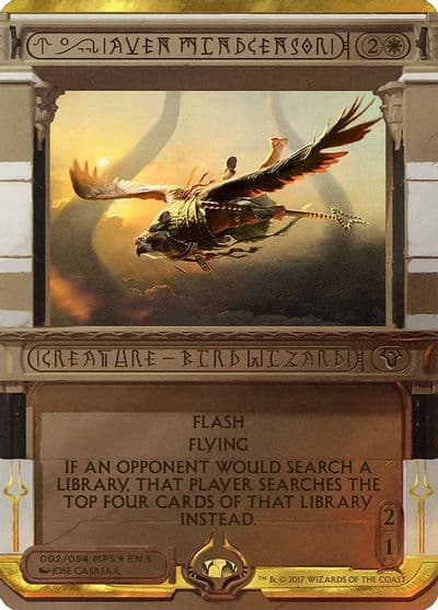Aven Mindcensor Masterpiece Series: Amonkhet Invocations Magic card