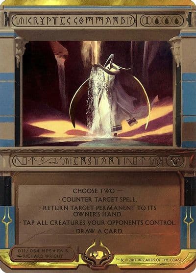 Cryptic Command Masterpiece Series: Amonkhet Invocations Magic card