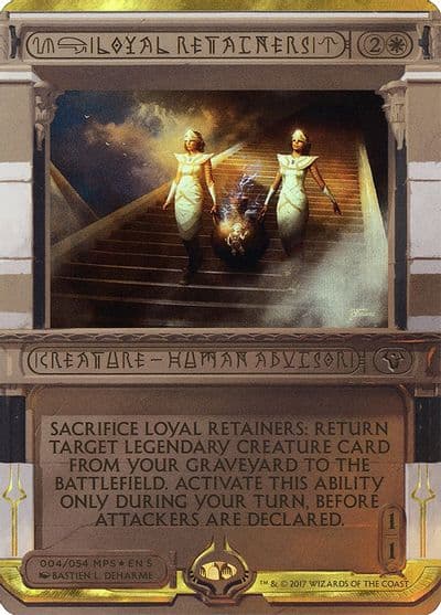 Loyal Retainers Masterpiece Series: Amonkhet Invocations Magic card