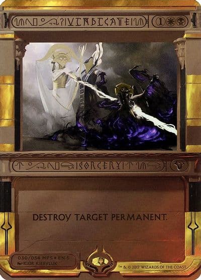 Vindicate Masterpiece Series: Amonkhet Invocations Magic card