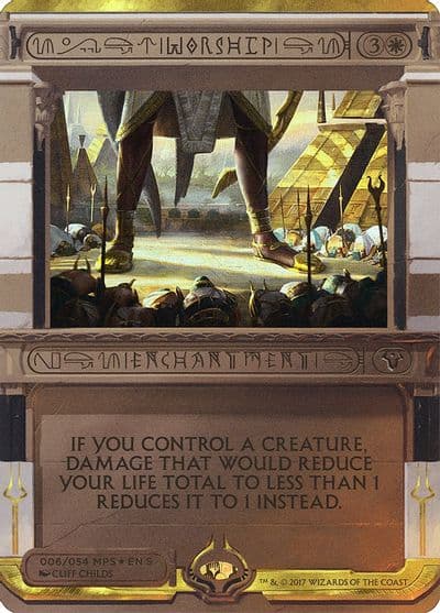 Worship Masterpiece Series: Amonkhet Invocations Magic card