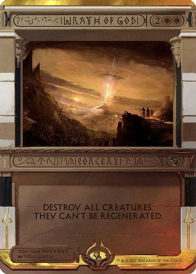 Wrath of God Masterpiece Series: Amonkhet Invocations Magic card