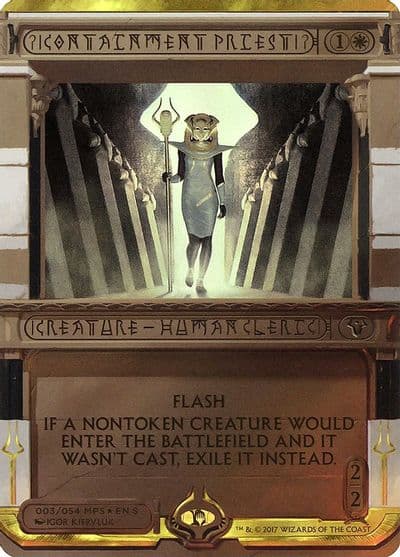 Containment Priest Masterpiece Series: Amonkhet Invocations Magic card