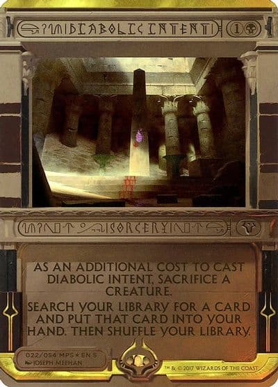 Diabolic Intent Masterpiece Series: Amonkhet Invocations Magic card