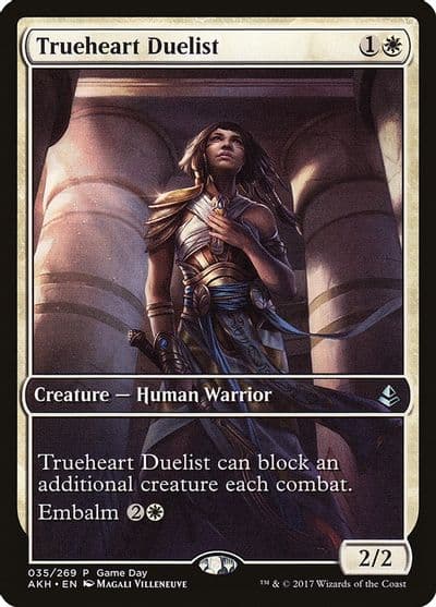 Trueheart Duelist Game Day & Store Championship Promos Magic card