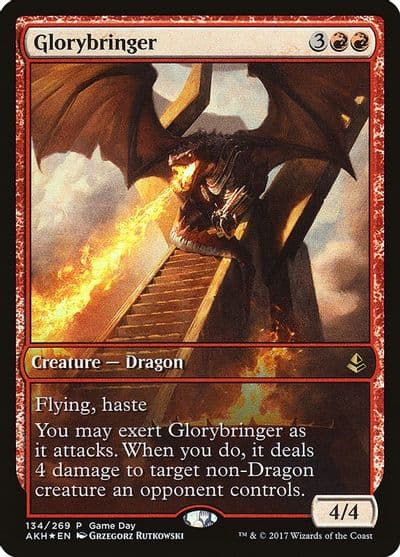 Glorybringer Game Day & Store Championship Promos Magic card