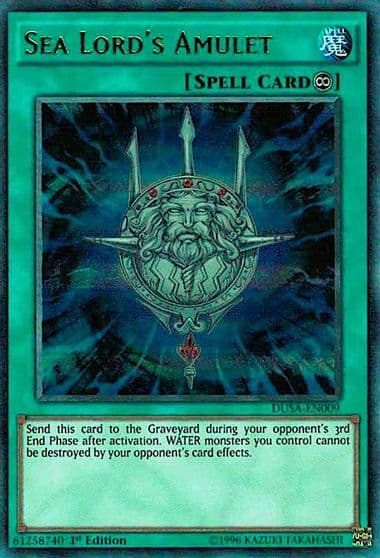 Sea Lords Amulet Duelist Saga Yu-Gi-Oh! card