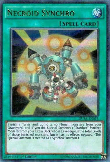 Necroid Synchro Duelist Saga Yu-Gi-Oh! card
