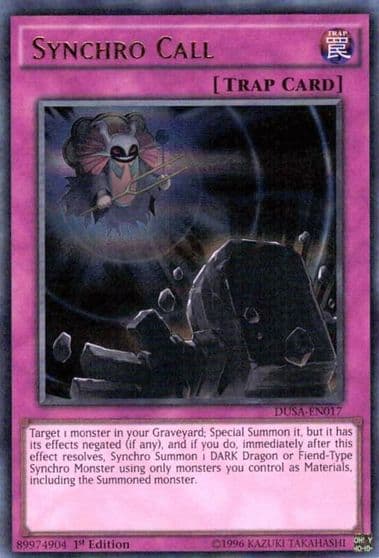 Synchro Call Duelist Saga Yu-Gi-Oh! card