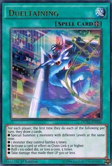 Dueltaining Duelist Saga Yu-Gi-Oh! card