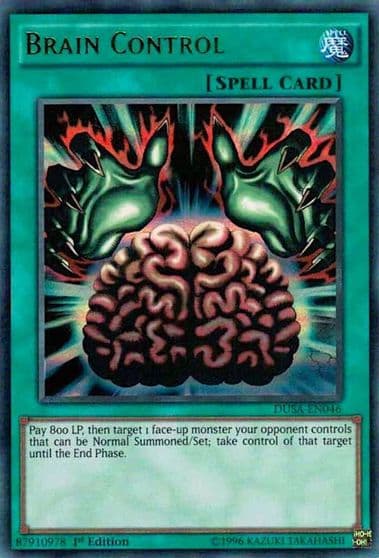 Brain Control Duelist Saga Yu-Gi-Oh! card