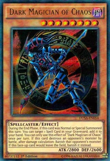 Dark Magician of Chaos Duelist Saga Yu-Gi-Oh! card