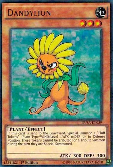 Dandylion Duelist Saga Yu-Gi-Oh! card