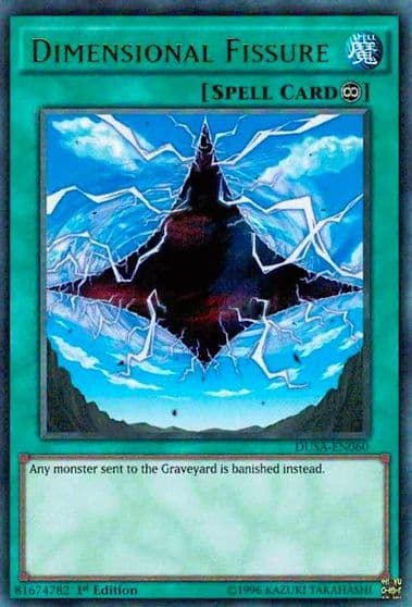 Dimensional Fissure Duelist Saga Yu-Gi-Oh! card