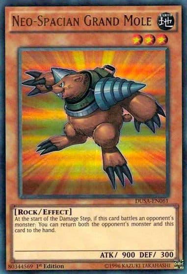 Neo Spacian Grand Mole Duelist Saga Yu-Gi-Oh! card