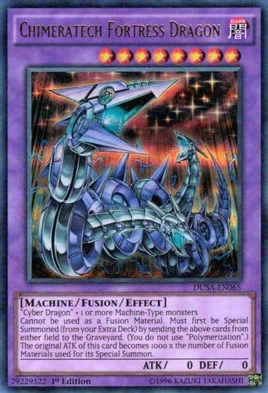 Chimeratech Fortress Dragon Duelist Saga Yu-Gi-Oh! card