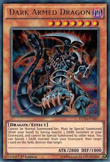 Dark Armed Dragon Duelist Saga Yu-Gi-Oh! card