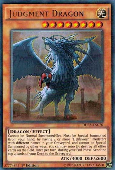 Judgment Dragon Duelist Saga Yu-Gi-Oh! card