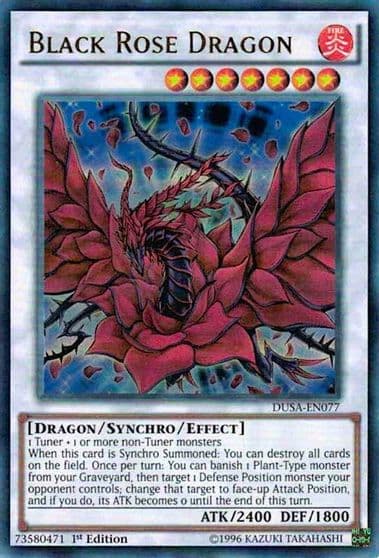Black Rose Dragon Duelist Saga Yu-Gi-Oh! card