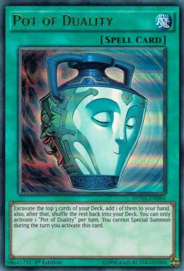 Pot of Duality Duelist Saga Yu-Gi-Oh! card