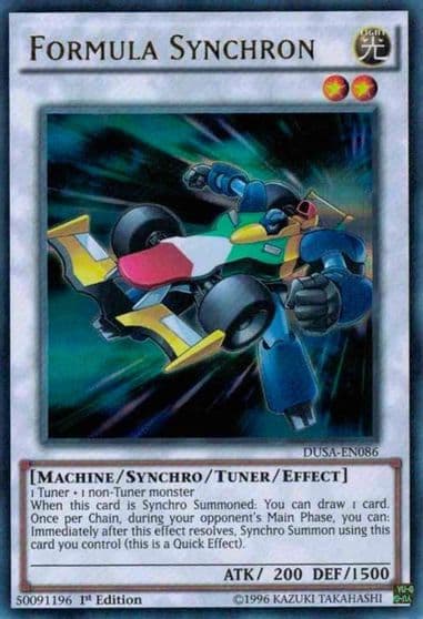 Formula Synchron Duelist Saga Yu-Gi-Oh! card