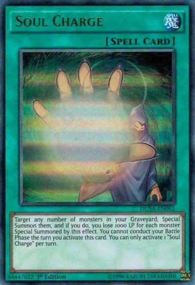 Soul Charge Duelist Saga Yu-Gi-Oh! card