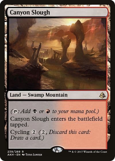 Canyon Slough Amonkhet Magic card