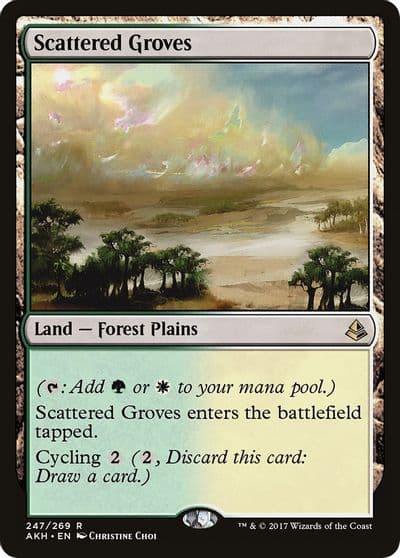 Scattered Groves Amonkhet Magic card