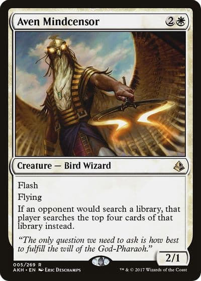 Aven Mindcensor Amonkhet Magic card