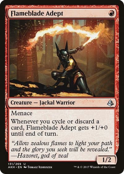 Flameblade Adept Amonkhet Magic card