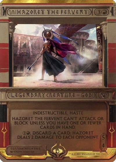 Hazoret the Fervent Masterpiece Series: Amonkhet Invocations Magic card