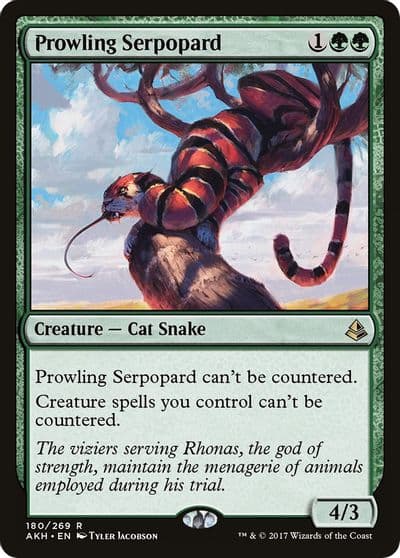 Prowling Serpopard Amonkhet Magic card