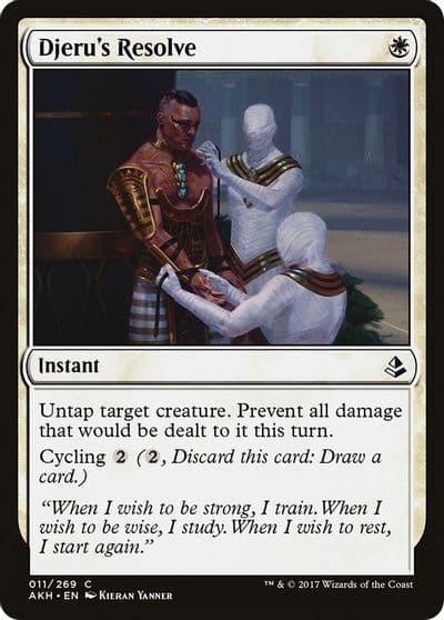 Djerus Resolve Amonkhet Magic card