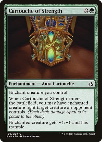 Cartouche of Strength Amonkhet Magic card