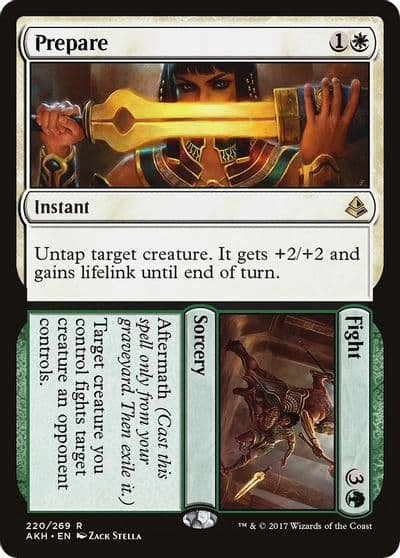 Prepare Fight Amonkhet Magic card