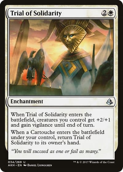 Trial of Solidarity Amonkhet Magic card