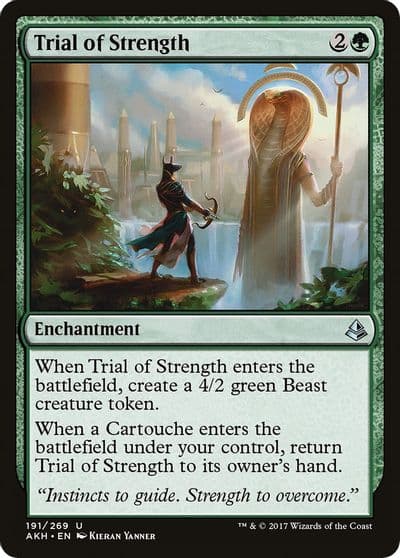 Trial of Strength Amonkhet Magic card