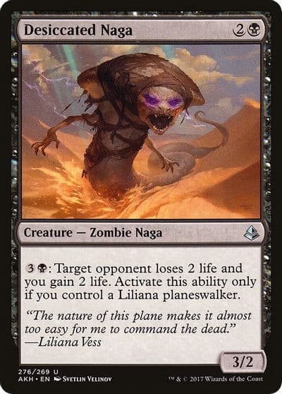 Desiccated Naga Amonkhet Magic card