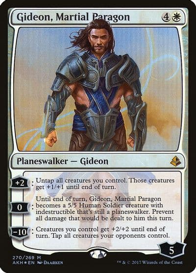 Gideon Martial Paragon Amonkhet Magic card