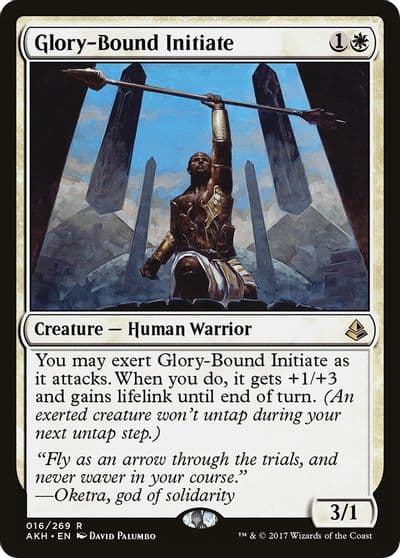 Glory Bound Initiate Amonkhet Magic card