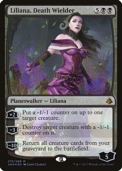 Liliana Death Wielder Amonkhet Magic card