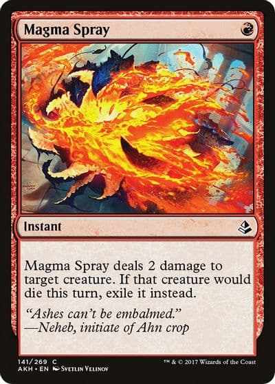 Magma Spray Amonkhet Magic card