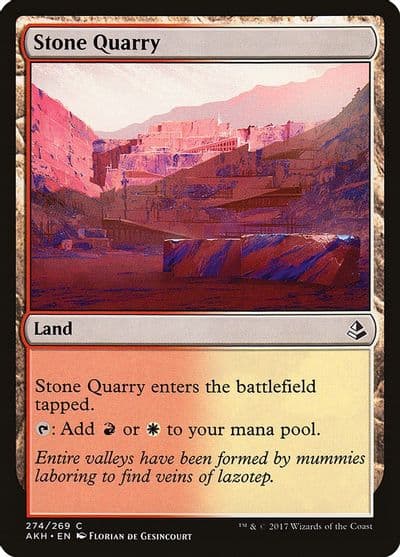 Stone Quarry Amonkhet Magic card
