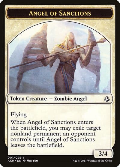 Angel of Sanctions Token Amonkhet Magic card