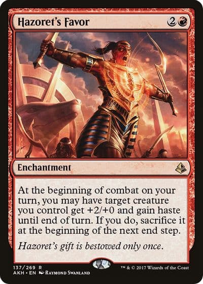 Hazorets Favor Amonkhet Magic card