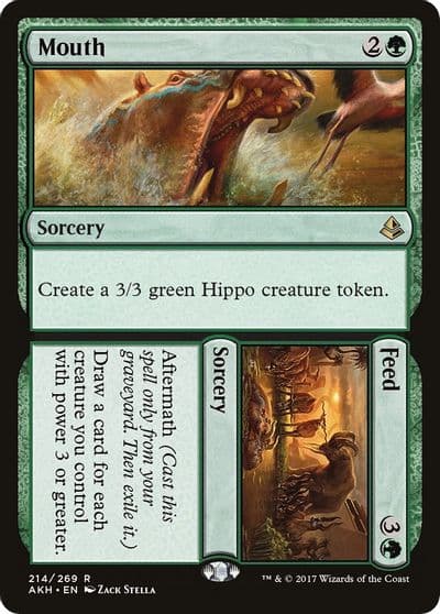 Mouth Feed Amonkhet Magic card