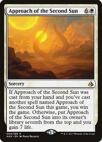 Approach of the Second Sun Amonkhet Magic card