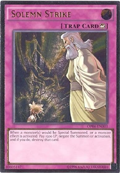 Solemn Strike UTR OTS Tournament Pack 4 Yu-Gi-Oh! card