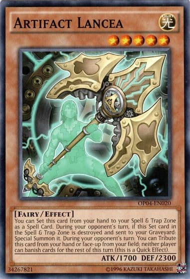 Artifact Lancea OTS Tournament Pack 4 Yu-Gi-Oh! card