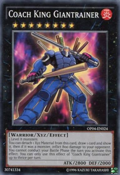 Coach King Giantrainer OTS Tournament Pack 4 Yu-Gi-Oh! card